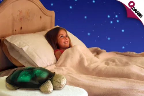 For QR59 Project the Night Sky with a Turtle Night Light - Choose from 4 Colors! (QR149 Value)